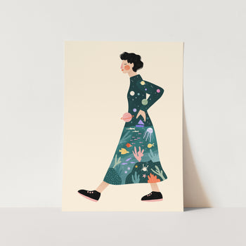 Ocean Walk PFY Art Print