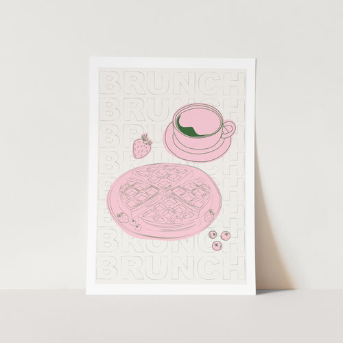Pink Brunch Art Print