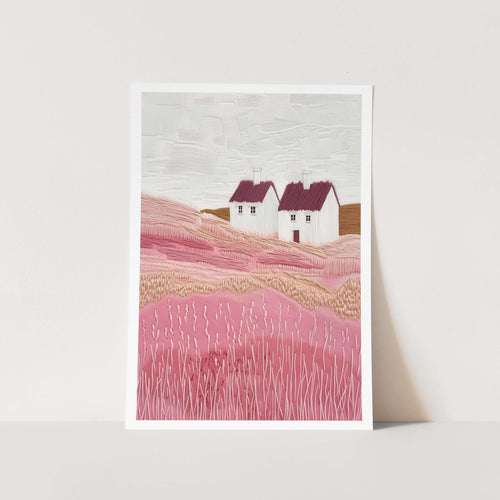 Pink Valley 01 Art Print