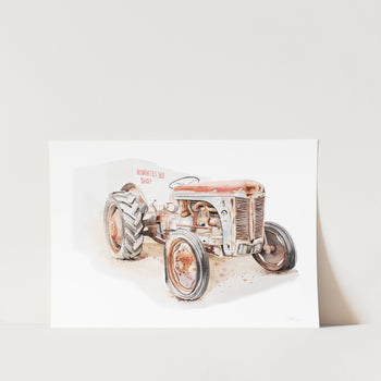 Ronnies Sex tractor Art Print