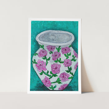 Rosebowl Art Print