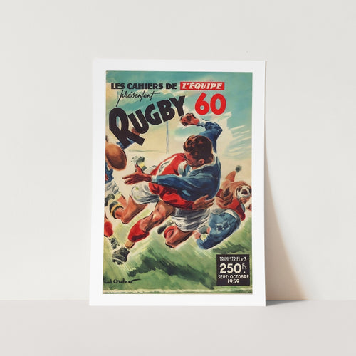 Rugby 60 Art Print