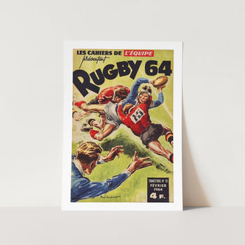 Rugby 64 Art Print