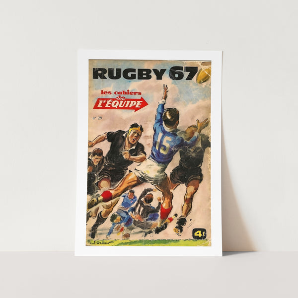 Rugby 67 Art Print