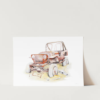 Rusty Willy Art Print