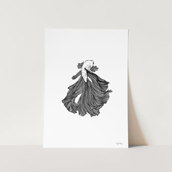 Beta Fish by JMB Art Print