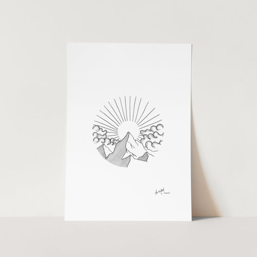 Summit by Lor Art Print