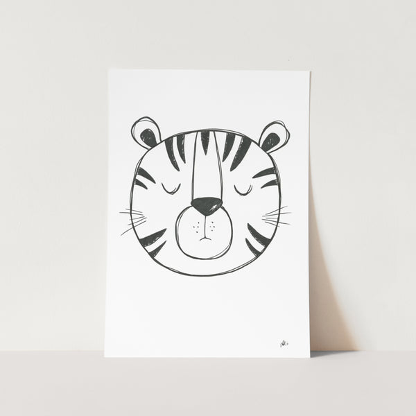 Tiger by Lor Art Print