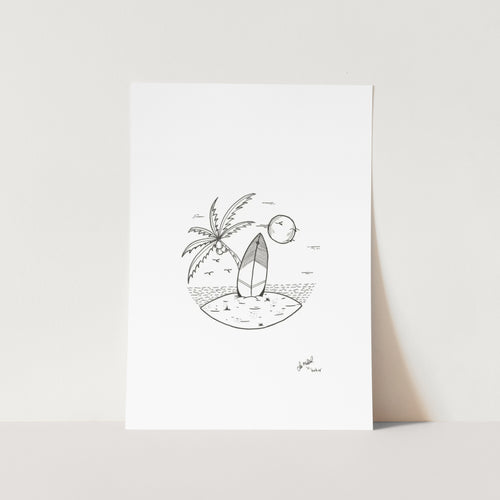 Surf's Up by Lor Art Print