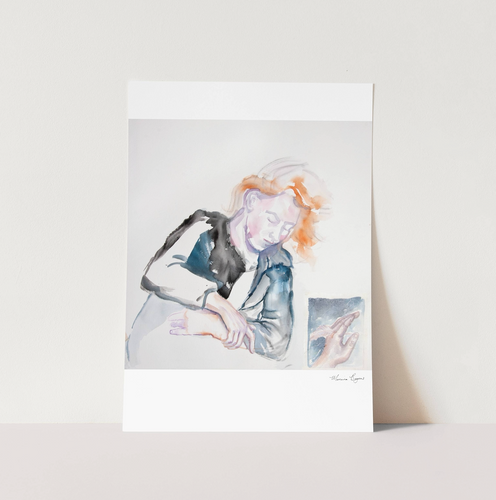 In His Rest Art Print