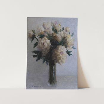 White Viridian Harmony PFY Art Print