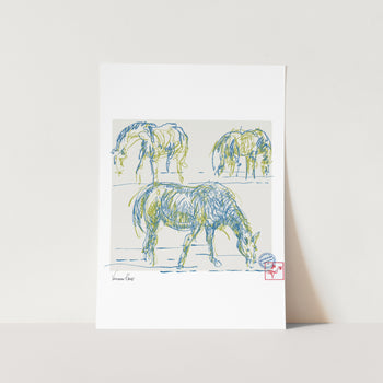 Silent Gallop 02 Art Print