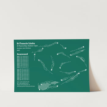St Francis Links Golf Art Print