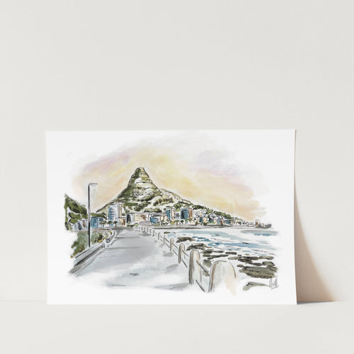 Promenade Sunset Art Print