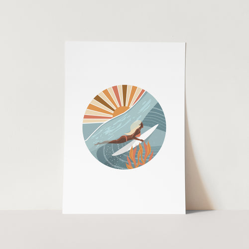 Surfer Girl 1 Art Print