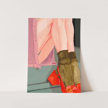 The Waiting Girl PFY Art Print