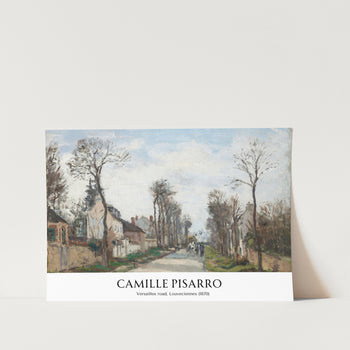 Versailles road, Louveciennes Art Print