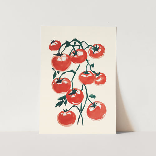 Red Tomatoes on Vine PFY Art Print