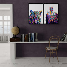 Load image into Gallery viewer, Angry Leopard Art Print