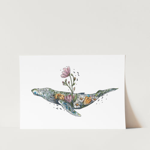 Where The Wildflowers Swim Art Print
