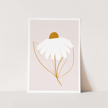 White Daisy PFY Art Print
