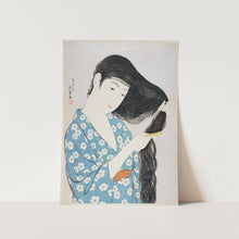 Load image into Gallery viewer, Woman Combing Her Hair Art Print