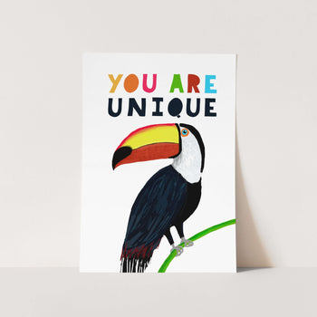 You Are Unique Kiddo PFY Art Print