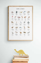 Load image into Gallery viewer, Animal Alphabet Art Print