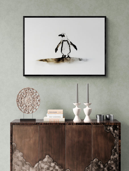 Penguin by Amy-Lee Art Print