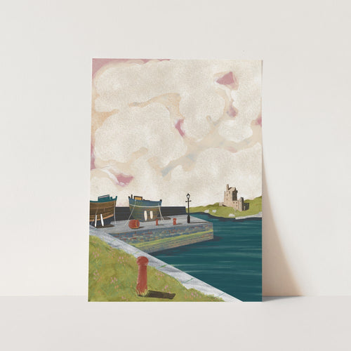 Historic Castle Harbor PFY Art Print