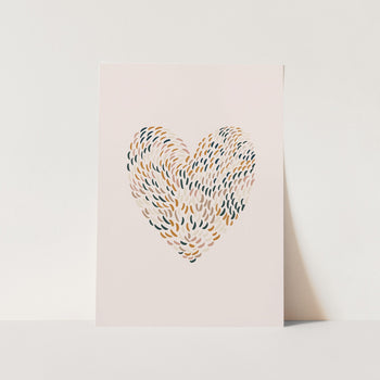 Strokes Heart PFY Art Print