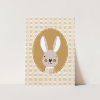 English Farmhouse Bunny PFY Art Print