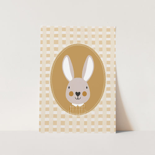 English Farmhouse Bunny PFY Art Print