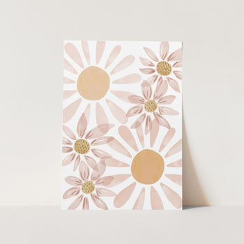 Six Daisies PFY Art Print