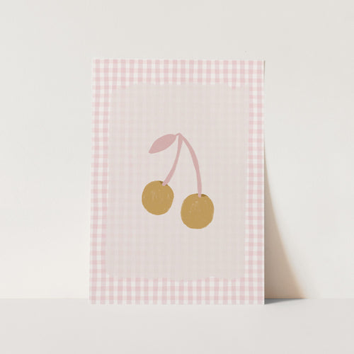 Golden Cherries Charm PFY Art Print