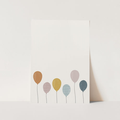 Colorful Balloons PFY Art Print