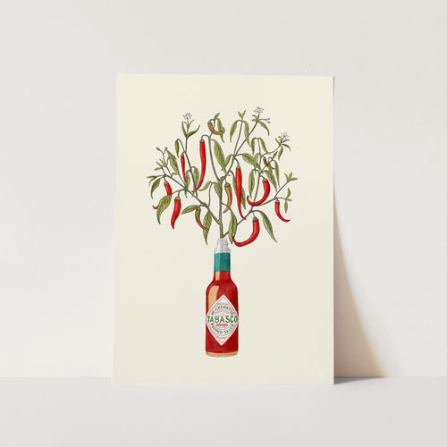 Chilli Pepper Plant PFY Art Print