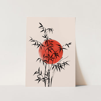 Sun and Bamboo PFY Art Print