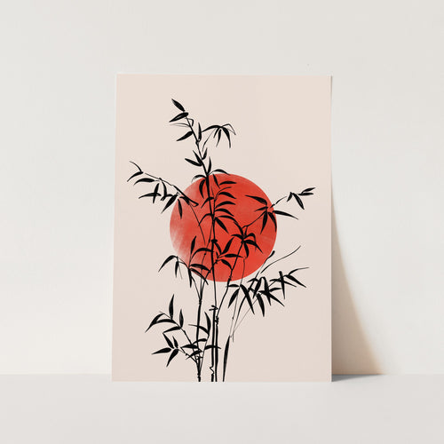 Sun and Bamboo PFY Art Print