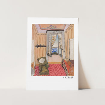 Ma Chambre Au Beau Rivage Boarder PFY Art Print