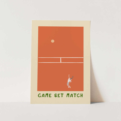 Game Set Match 02 PFY Art Print