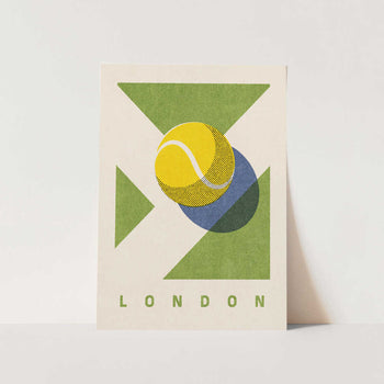 London Tennis Court Style PFY Art Print