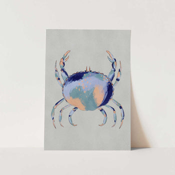 Serene Blue Crab PFY Art Print