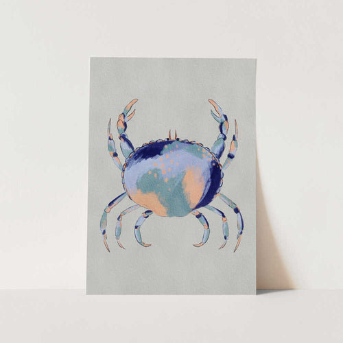 Serene Blue Crab PFY Art Print