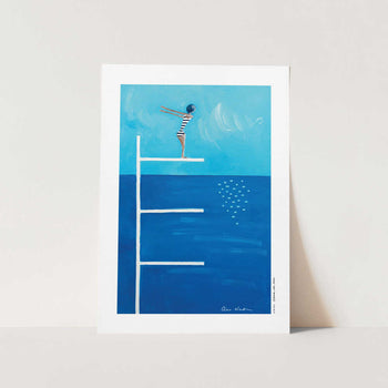 Ready to Dive PFY Art Print