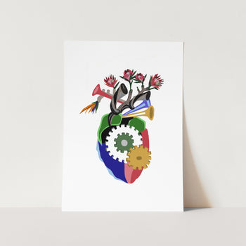 South African Heartbeat Art Print