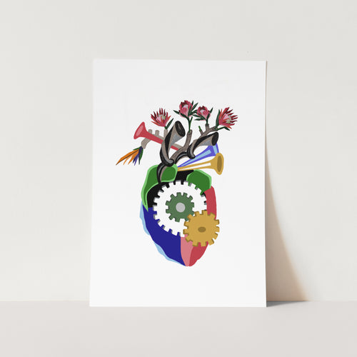 South African Heartbeat Art Print