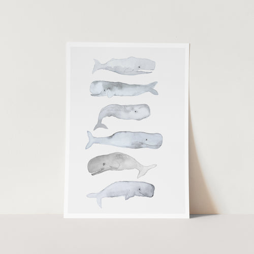 Kids Whale PFY Art Print