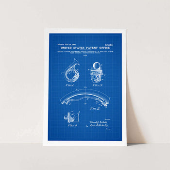 1930 Horn Patent Art Print