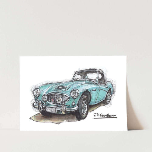 Austin Healey Car Art Print